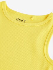 Yellow Rib Vest (3-16yrs) - Image 6 of 6