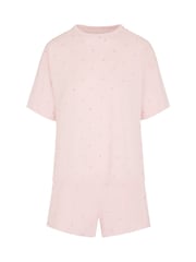 Hunkemoller Pink Cotton Pyjamas Set - Image 4 of 5