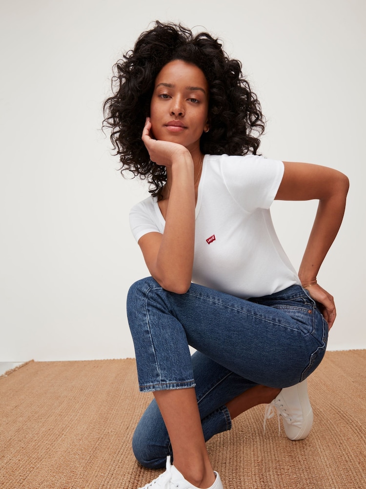 Levi's® White 100% Cotton The Perfect T-Shirt - Image 2 of 7