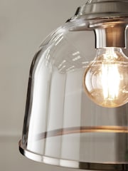 Brushed Chrome Gloucester 1 Light Pendant Ceiling Light - Image 3 of 6
