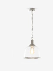 Brushed Chrome Gloucester 1 Light Pendant Ceiling Light - Image 6 of 6