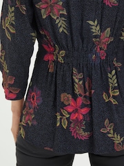 FatFace Black Frankie Dotted Floral Blouse - Image 4 of 5