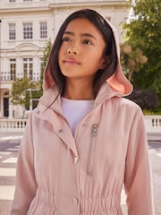Lipsy Pink Shower Resistant Lightweight Rain Coat (3yrs-16yrs) - Image 3 of 4