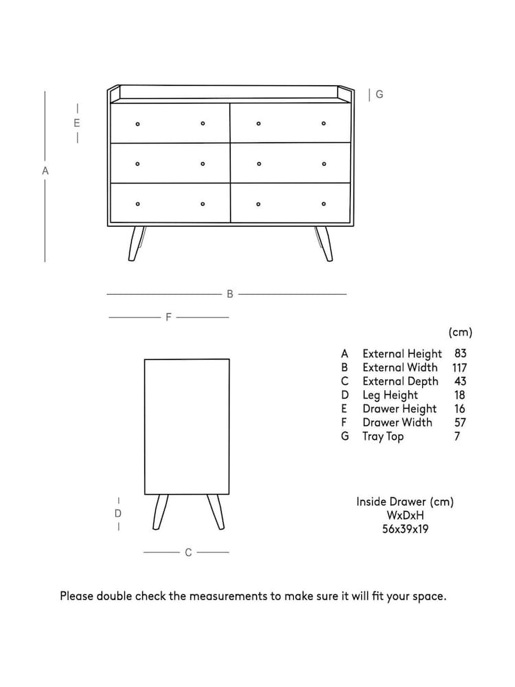 Swoon Brown Fresco Mango Wood Five-Drawer Chest - Image 7 of 7