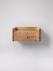 Swoon Natural Fresco Mango Wood 1 Drawer Bedside Table - Image 4 of 5