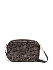 Pavers Grey Floral Shoulder Bag - Image 1 of 2