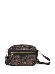 Pavers Grey Floral Shoulder Bag - Image 2 of 2
