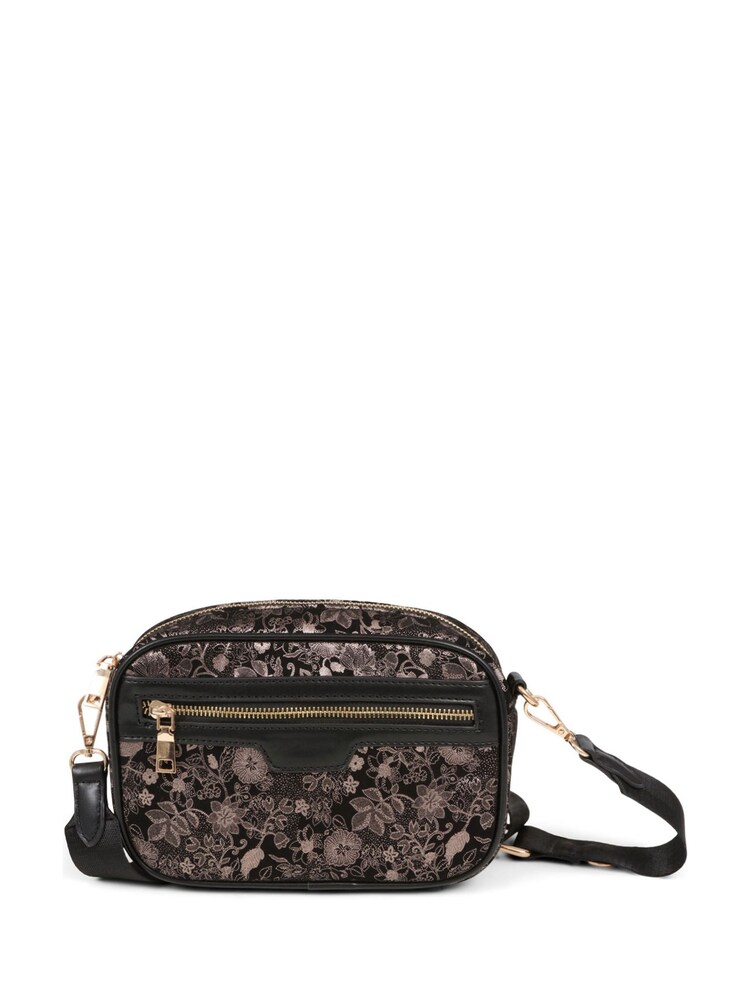 Pavers Grey Floral Shoulder Bag - Image 2 of 2
