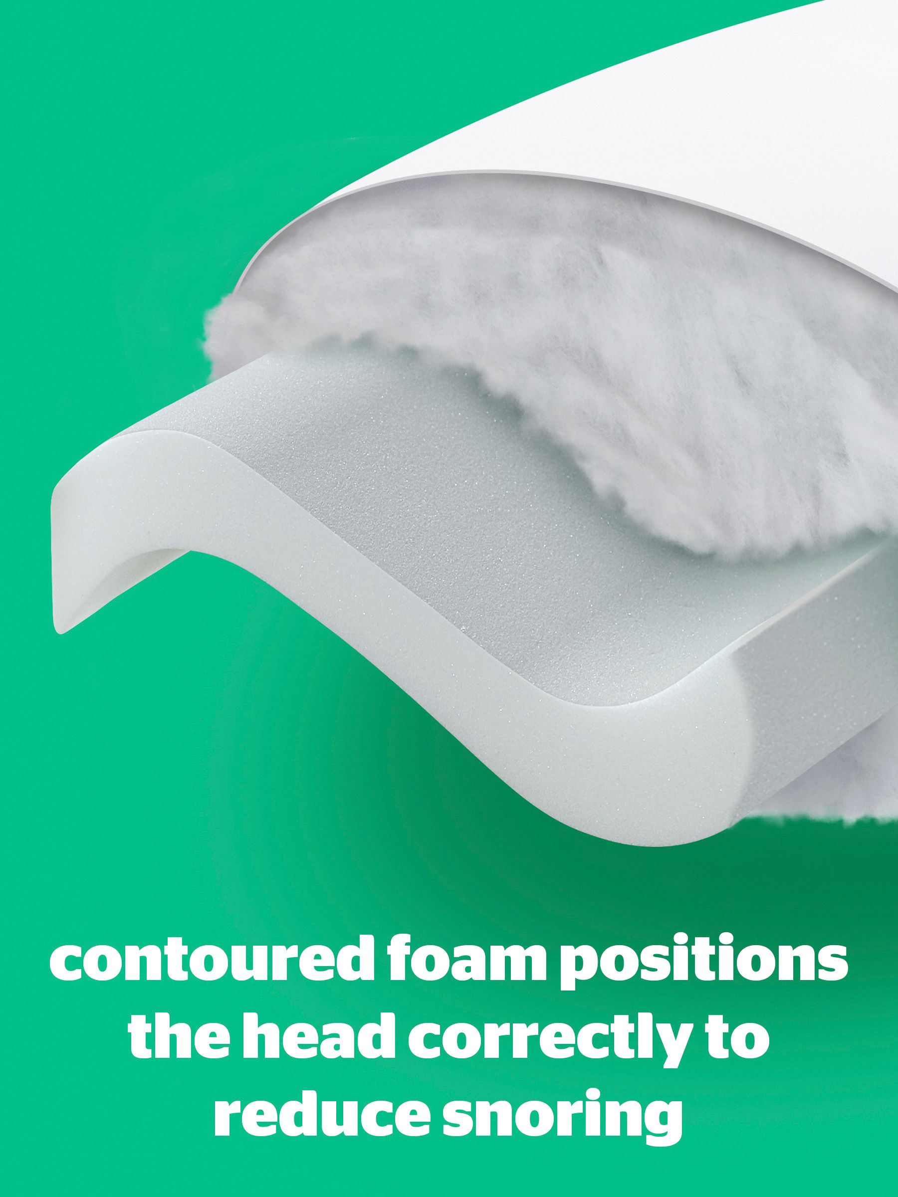 Silentnight anti snore firm support pillow shop
