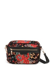Pavers Red Floral Shoulder Bag - Image 1 of 2