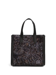Pavers Black Pavers Red Floral Tote Bag - Image 1 of 2