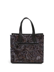 Pavers Black Pavers Red Floral Tote Bag - Image 2 of 2