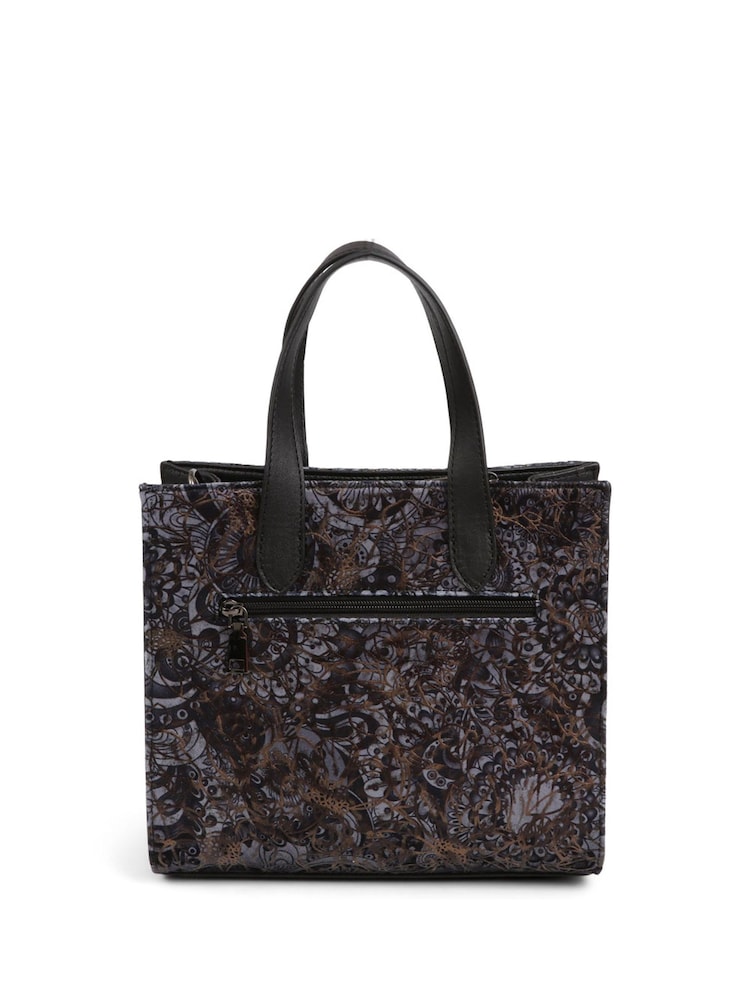 Pavers Black Pavers Red Floral Tote Bag - Image 2 of 2