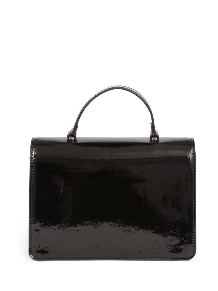 Bolso satchel de charol negro de Pavers - Imagen 2 de 3 Bolso satchel de charol negro de Pavers - Imagen 2 de 3