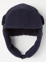 FatFace Blue Cord Trapper Hat - Image 3 of 4