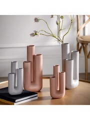 Gallery Home Grey Large Pebble Upland Vase Set of 3 - Image 3 of 7