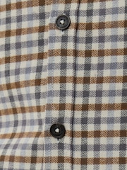 Saltwell Cream Brushed Cotton Long Sleeve Shirt - Image 8 of 8