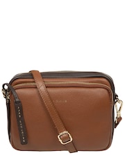Marrón espresso - Bolso bandolera de piel 'Remi' de Pure Luxuries London - Imagen 3 de 6
