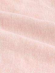 Pink - Chinoshorts aus Baumwoll-Leinen mit Gürtel - Bild 8 von 8