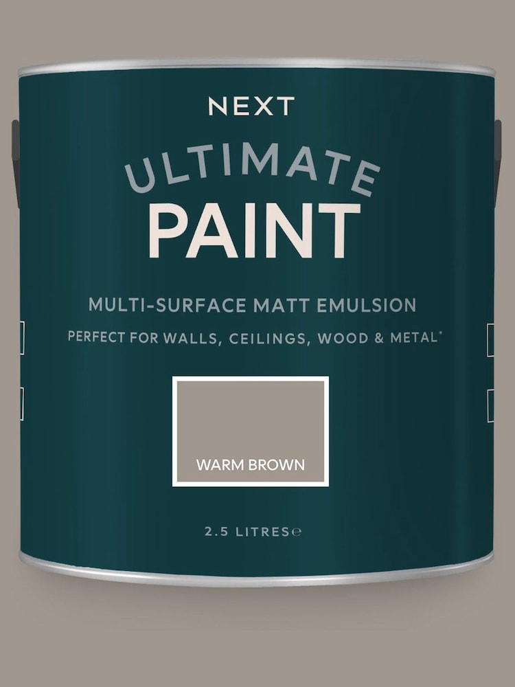 Warm Brown Ultimate Multi-Surface 2.5L Paint - Image 2 of 5 Warm Brown Ultimate Multi-Surface 2.5L Paint - Image 2 of 5
