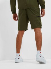Ellesse Green Bullseye Shorts - Image 3 of 5