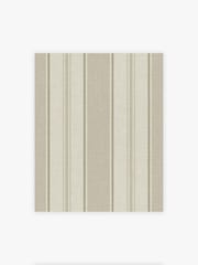 Brown Neutral Bold Country Stripe 10M Wallpaper - Image 2 of 4