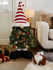 Red Gonk Pre Lit Christmas Tree - Image 1 of 4