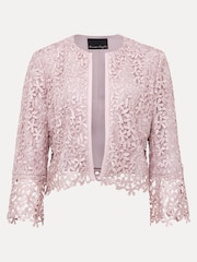 Phase Eight Pink Daisy Lace Jacket - Image 7 of 7