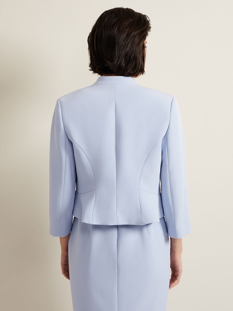 Phase Eight Blue Petite Daisy Peplum Jacket - Image 2 of 6