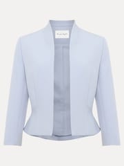 Phase Eight Blue Petite Daisy Peplum Jacket - Image 6 of 6