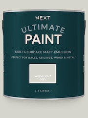 Grey Warm Light Ultimate Multi-Surface 2.5L Paint - Image 2 of 5