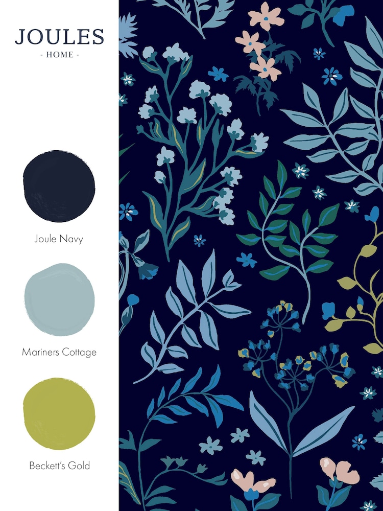 Papel pintado con estampado floral Holcombe de Joules - Imagen 4 de 4