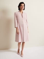 Phase Eight Pink Daisy Tailored Coat - Image 1 of 6