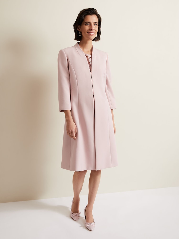 Phase Eight Pink Daisy Tailored Coat - Image 1 of 6
