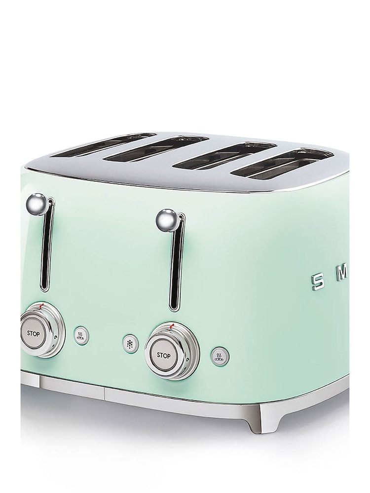 Smeg Green 4 Slice Toaster - Image 2 of 5