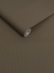 Mocha Ticking Stripe 10M Wallpaper - Imagen 5 de 5