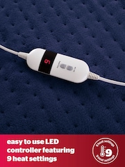 Silentnight Blue Luxury 9 Heat Setting Heated Throw - Image 4 of 8