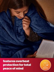 Silentnight Blue Luxury 9 Heat Setting Heated Throw - Image 6 of 8