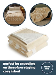 Silentnight Cream Let's Get Cosy Throw - Image 7 of 8