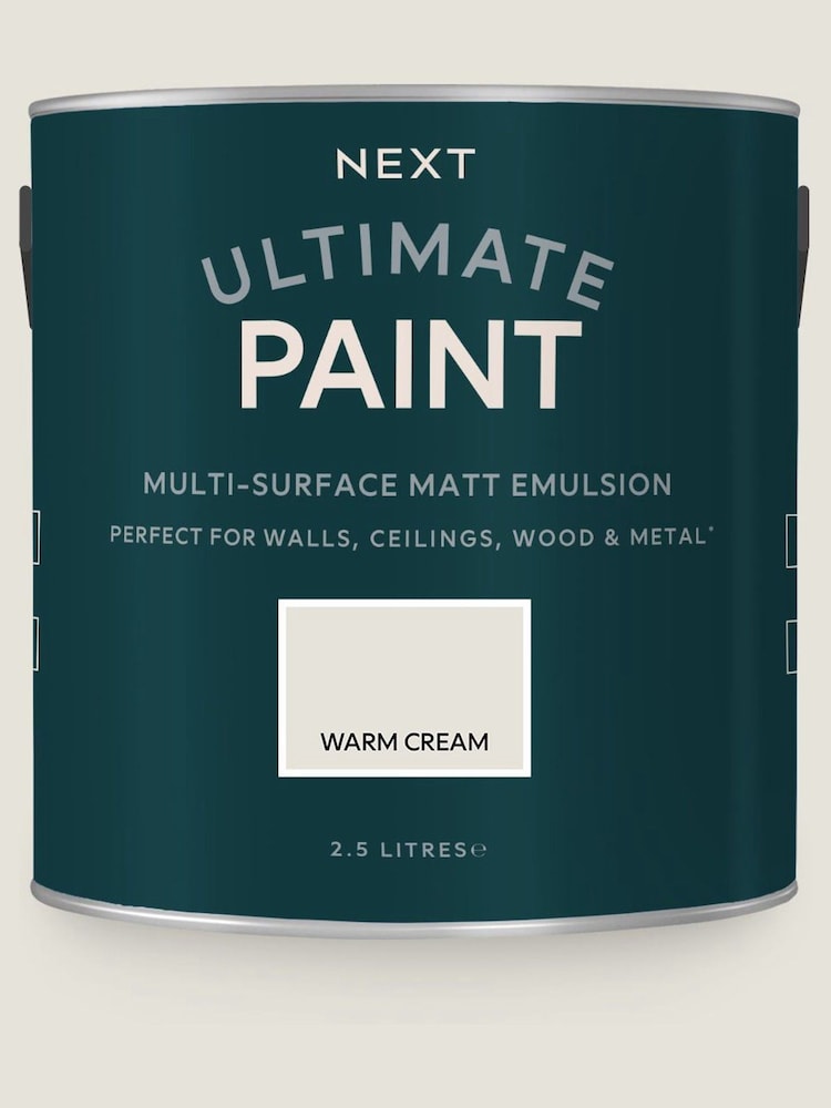 Warm Cream Ultimate Multi-Surface 2.5L Paint - Image 2 of 6 Warm Cream Ultimate Multi-Surface 2.5L Paint - Image 2 of 6