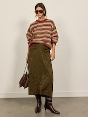 BHOEM Multi Brushed Striped Crew-Neck Sweater - Image 3 of 4