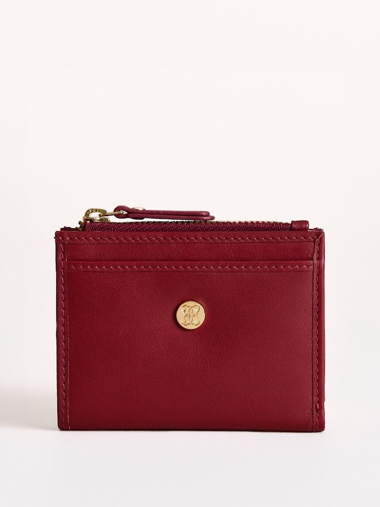 אדום - ארנק Lakeland Leather קטן, דגם Grasmere - תמונה 1 מתוך 5