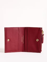 אדום - ארנק Lakeland Leather קטן, דגם Grasmere - תמונה 2 מתוך 5