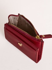 אדום - ארנק Lakeland Leather קטן, דגם Grasmere - תמונה 3 מתוך 5