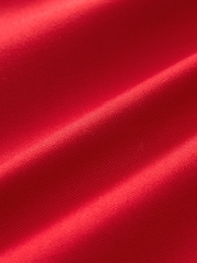 Red Asymmetric Wide Leg Trousers - Image 2 of 6