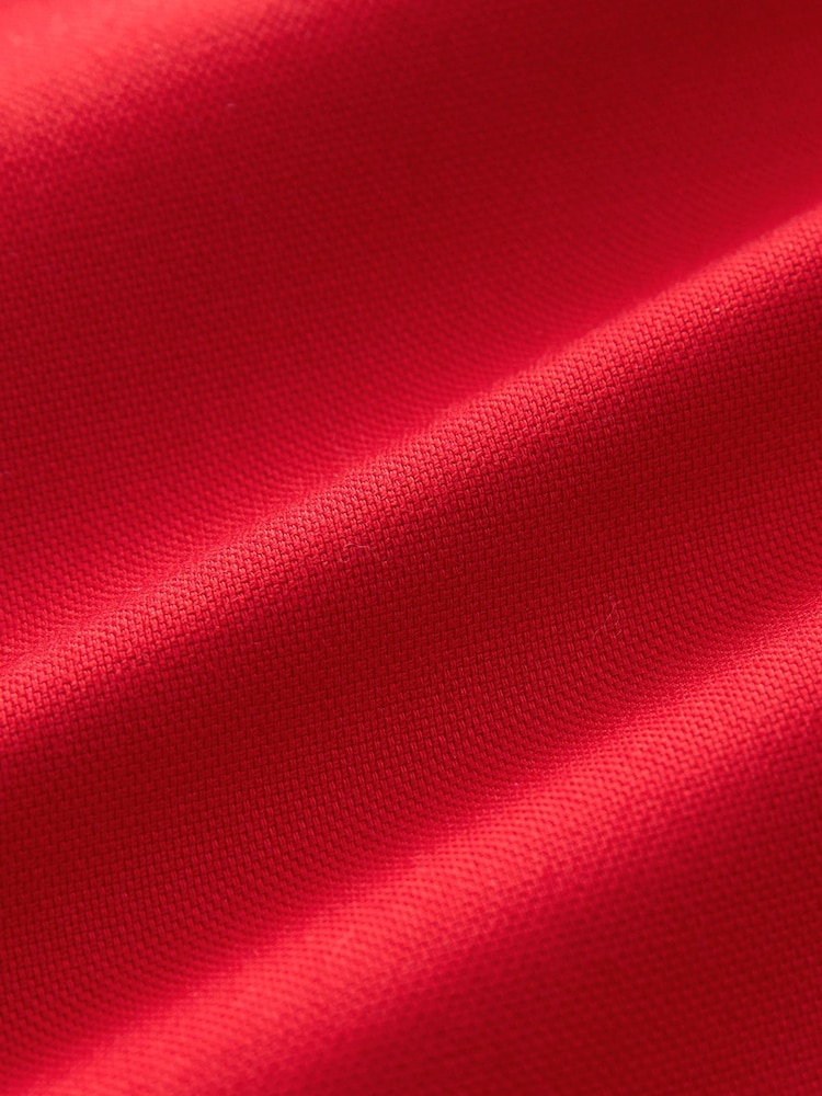 Red Asymmetric Wide Leg Trousers - Image 6 of 6