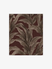 Damson Glamtique Leaf 10M tapetes - Attēls 3 no 5