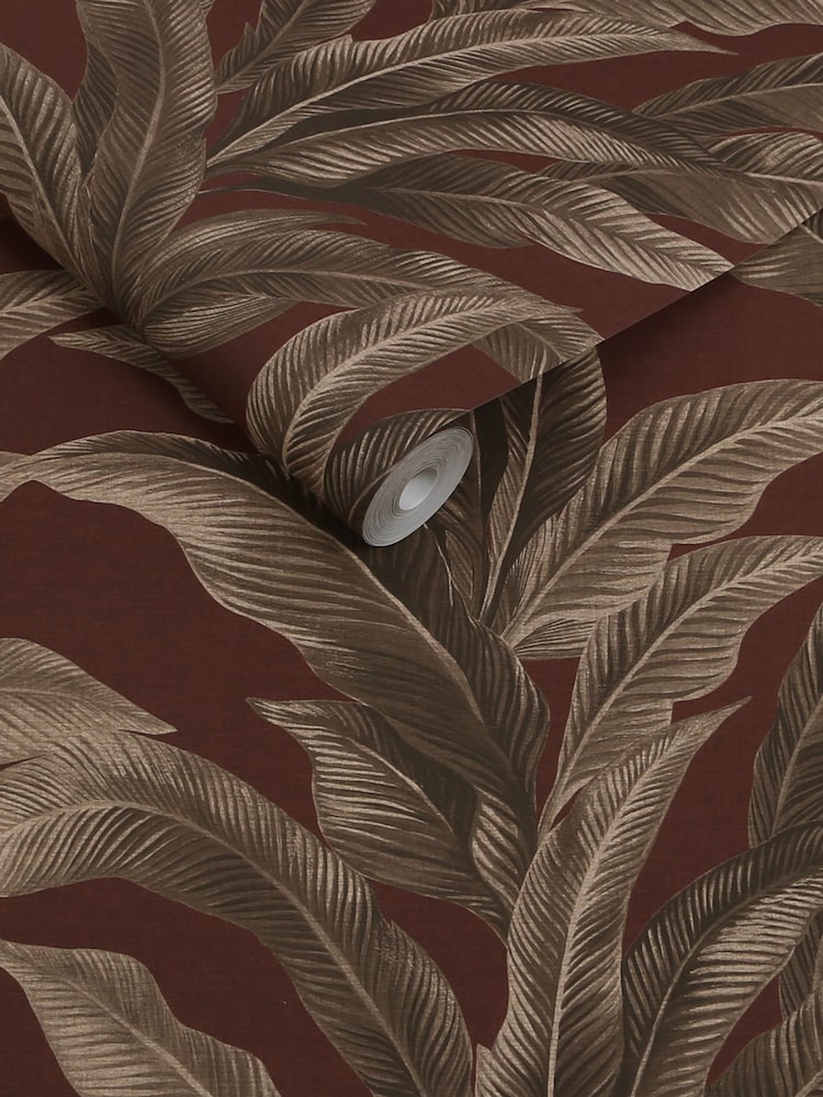 Damson Glamtique Leaf 10M tapetes - Attēls 5 no 5 Damson Glamtique Leaf 10M tapetes - Attēls 5 no 5