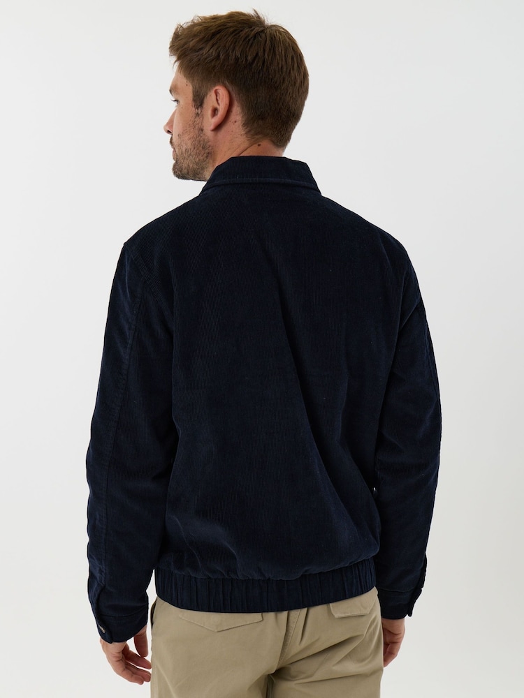 Saltwell Blue Corduroy Harrington Jacket - Image 2 of 9 Saltwell Blue Corduroy Harrington Jacket - Image 2 of 9