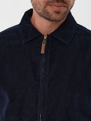 Saltwell Blue Corduroy Harrington Jacket - Image 4 of 9